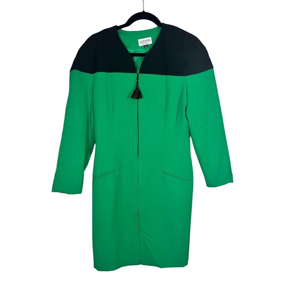 Retro Dress 6 Green‎ Midi Old Money Preppy Classic Boho Western Chic Tassel 80s